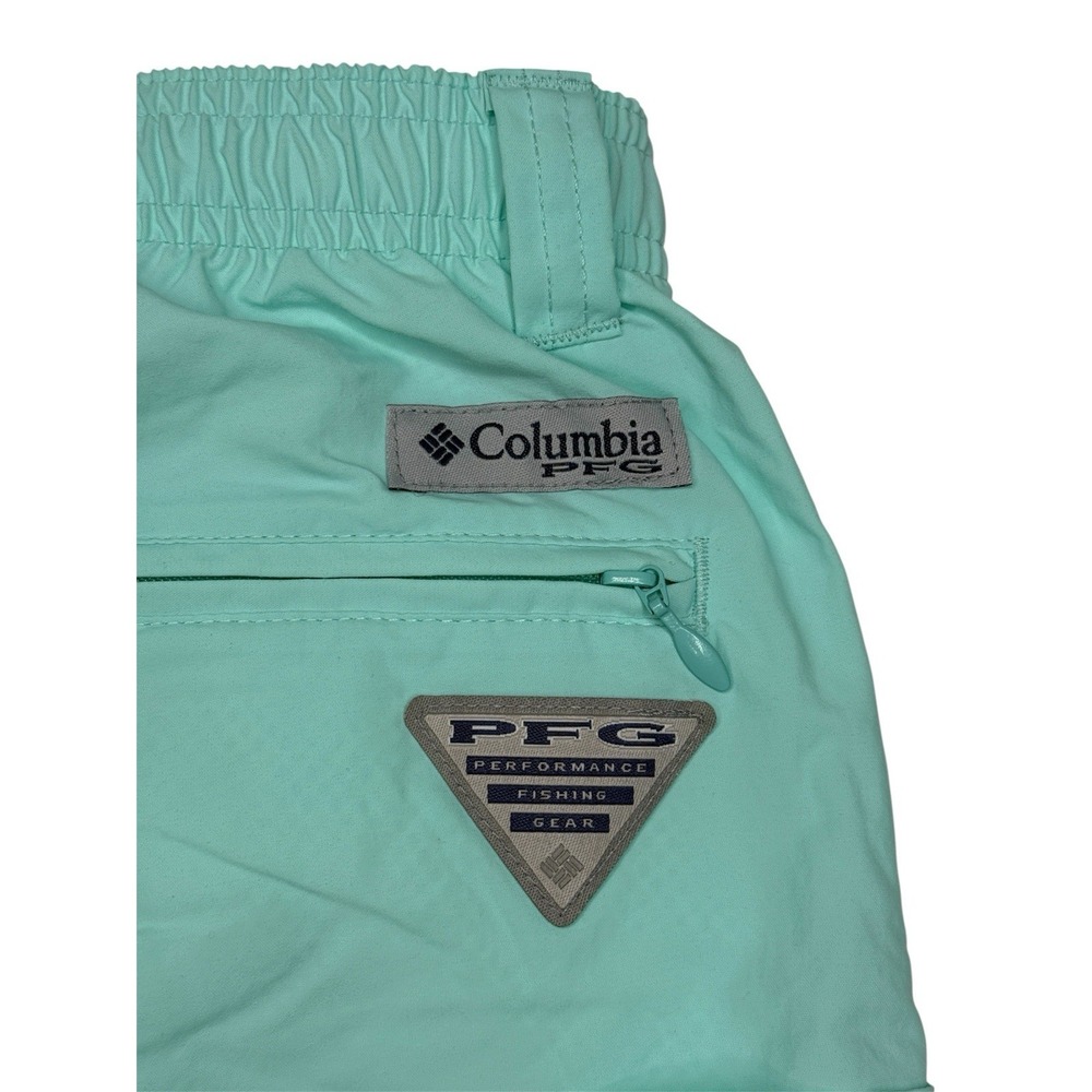 NWT Columbia PFG Mens Small Teal UPF 50‎ Omni Shade Water Shorts 8" Inseam - Picture 3 of 7